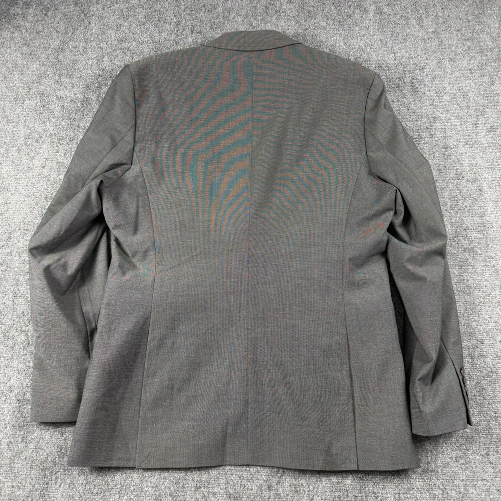 H&M Blazer Mens 44R Gray Regular Fit Two Button Suit Jacket New NWT Professional